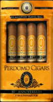 Perdomo 10th Anniversary Reserve Champagne Connecticut Epicure Humidified 4 Pack